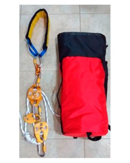 Kit de rescate 3 a 1 con 54 mts de cuerda