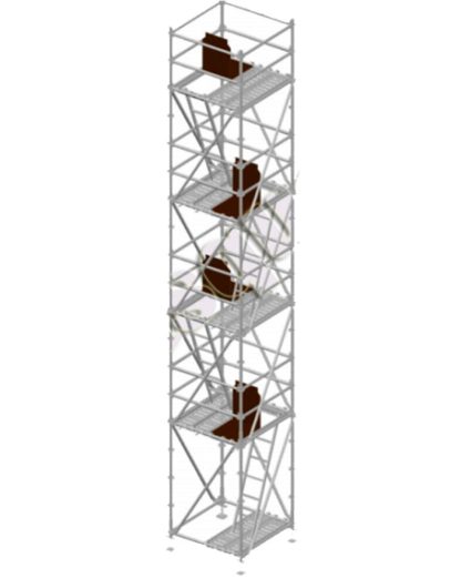 Torre de 4 módulo